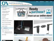 Tablet Screenshot of customaccents.com